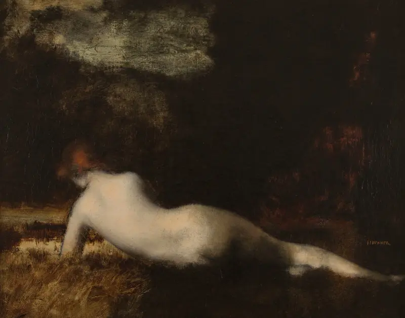 Ležící nymfa, Jean-Jacques Henner
