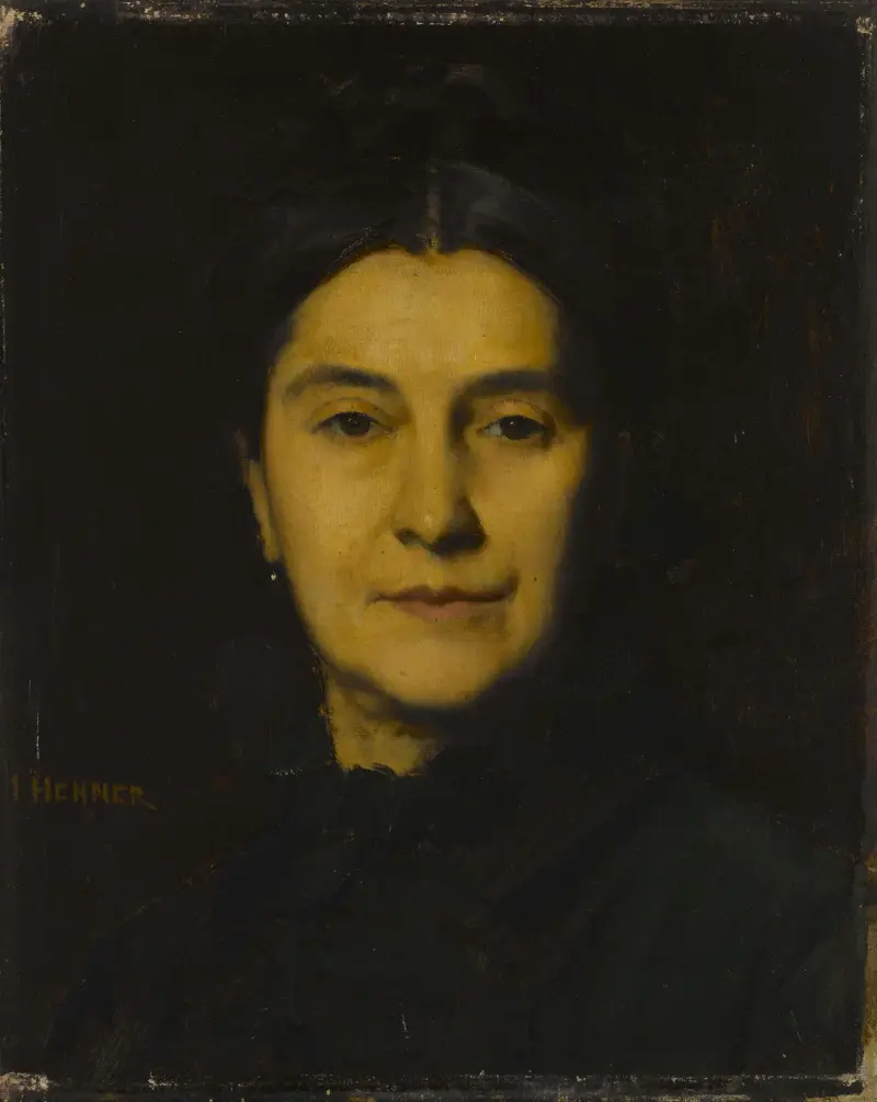 Portrait de Madame Herzog av Jean-Jacques Henner