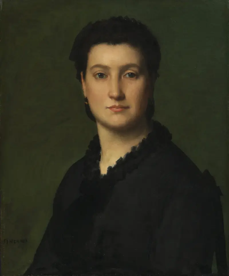 Portrait of a Woman, 1875 av Jean-Jacques Henner