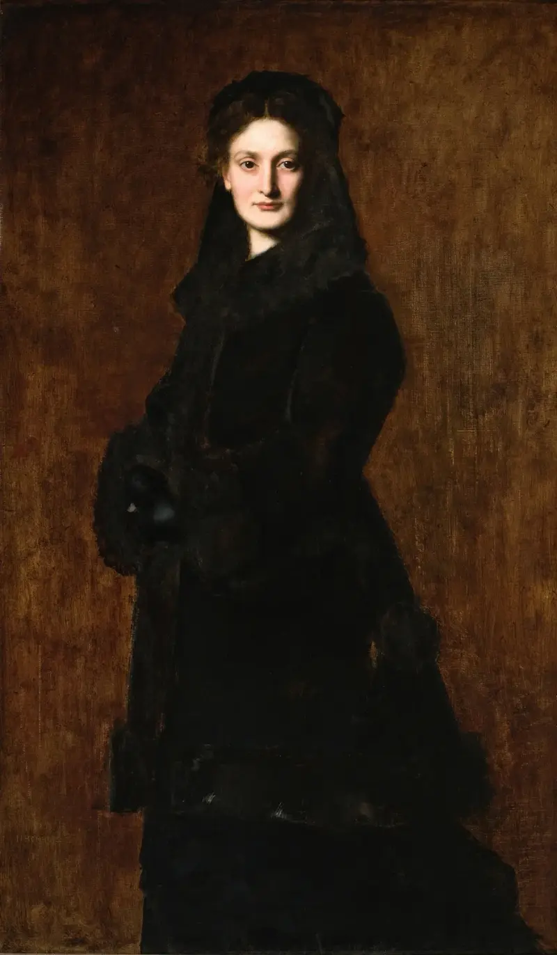 Portrait of Madame Paul Duchesne-Fournet av Jean-Jacques Henner