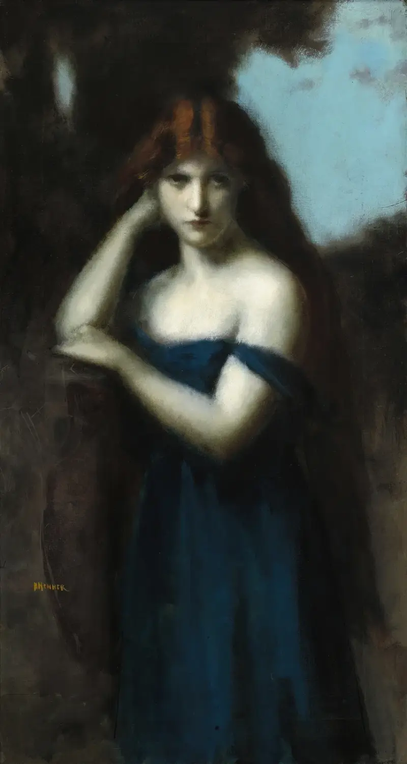 Stående kvinna av Jean-Jacques Henner