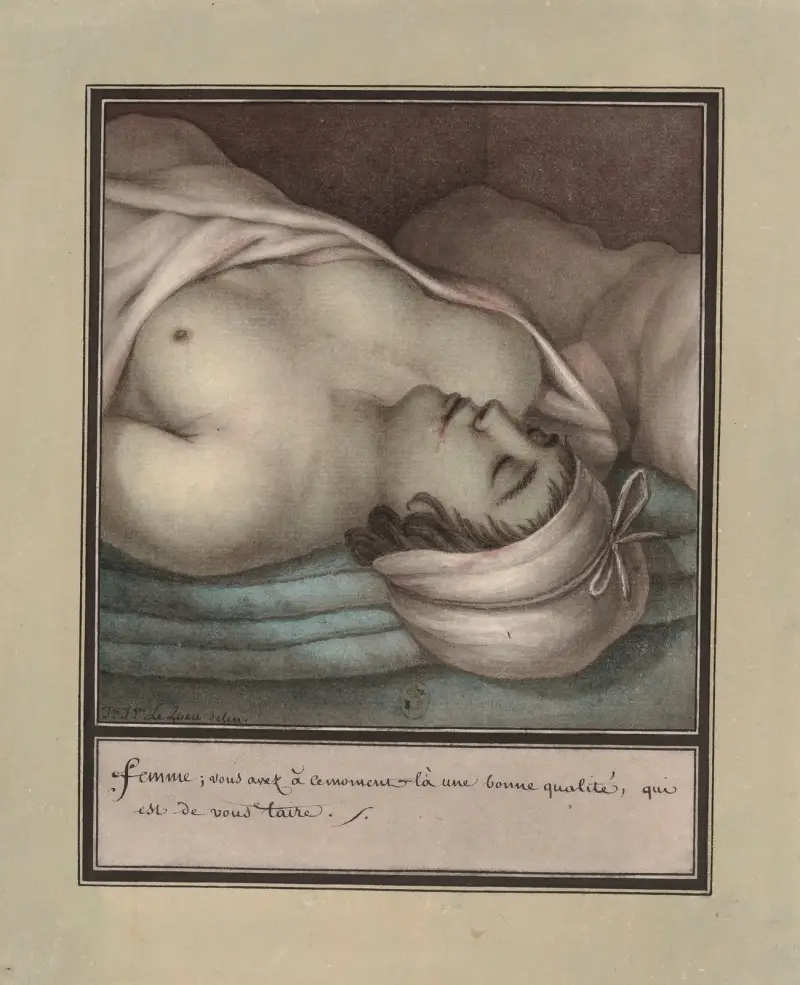 Femme ; vous avez à ce moment-là une bonne qualité, qui est de vous taire av Jean Jacques Lequeu