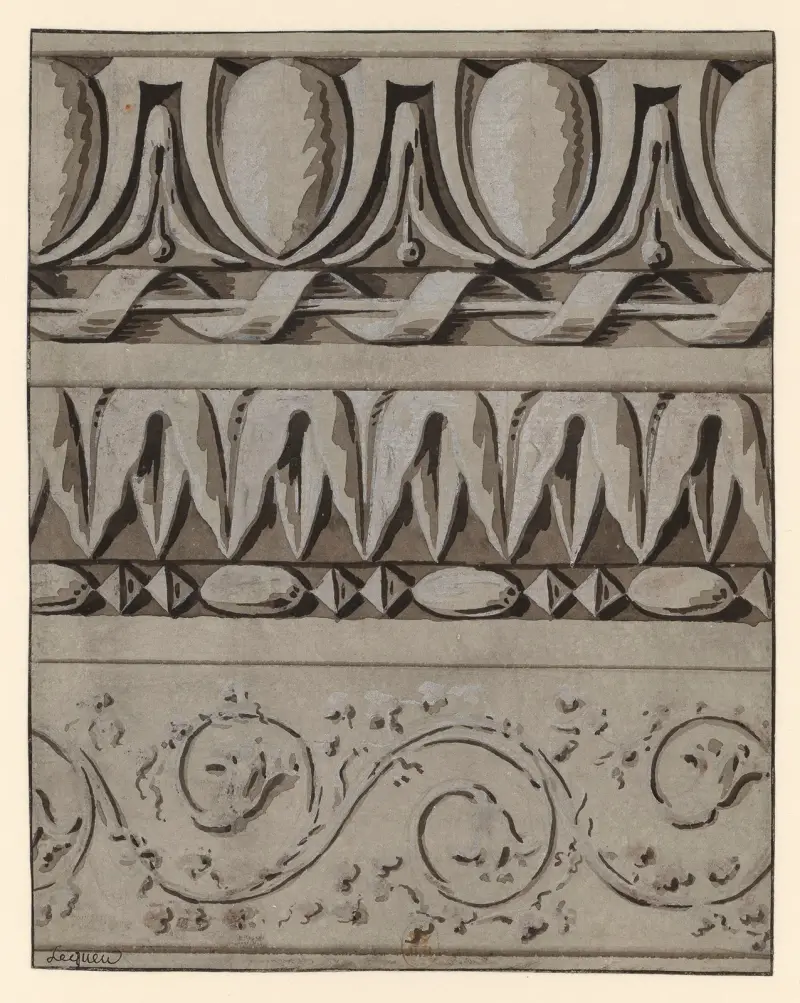 Frises von Jean Jacques Lequeu