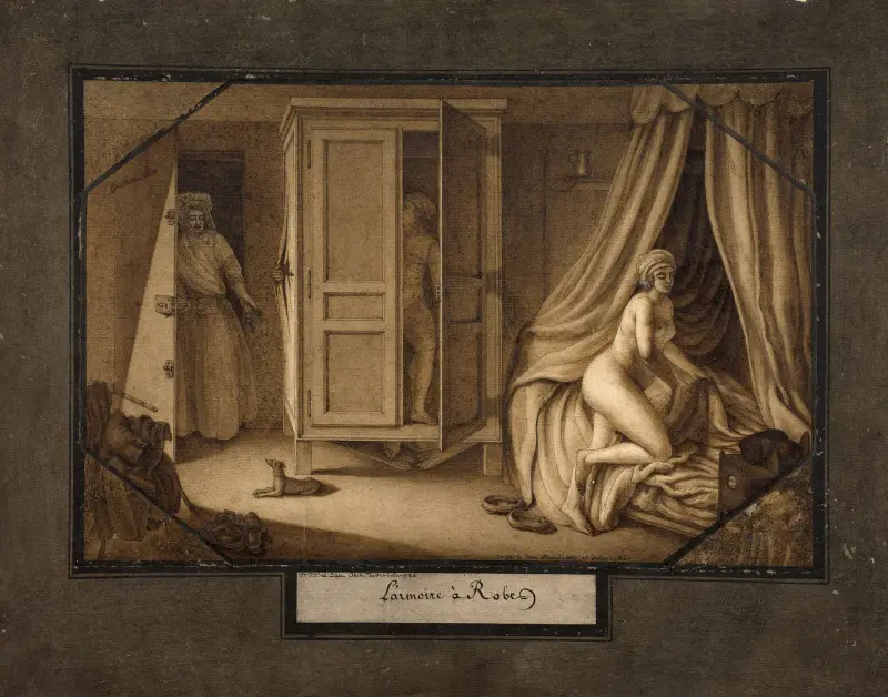 Garderoben av Jean Jacques Lequeu