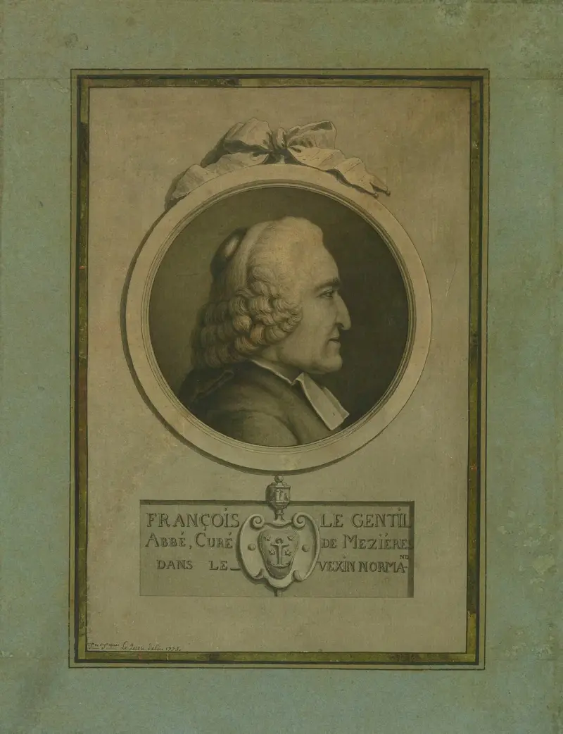 Porträtt av François Legentil, konstnärens farbror av Jean Jacques Lequeu