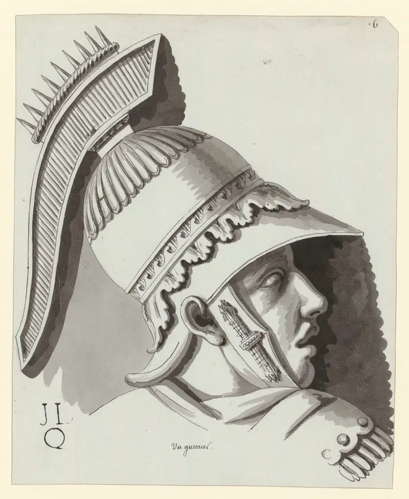 En krigare av Jean Jacques Lequeu