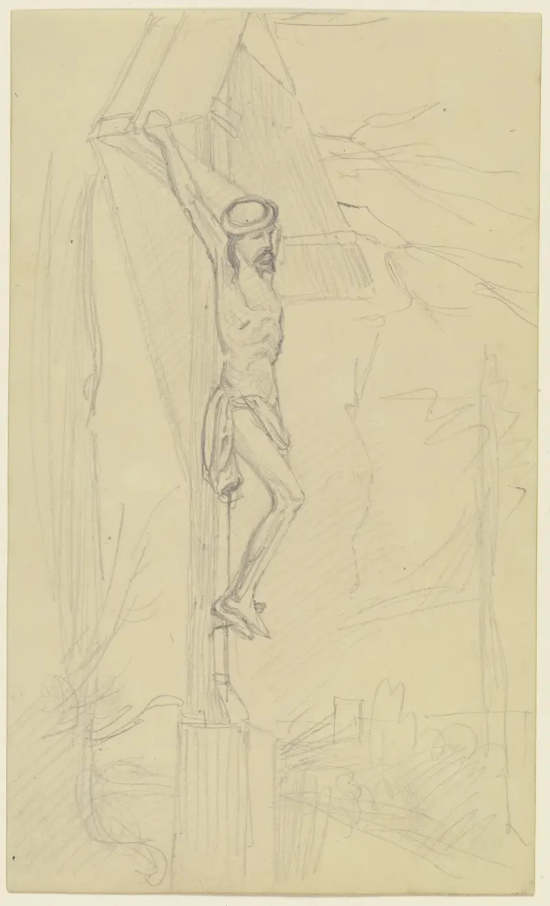 Crucifix av Jakob Becker