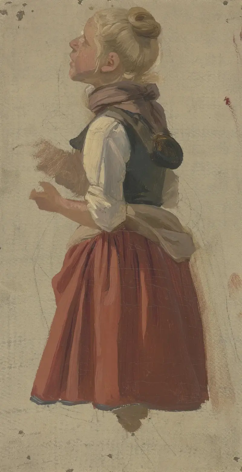 Farm girl. av Jakob Becker