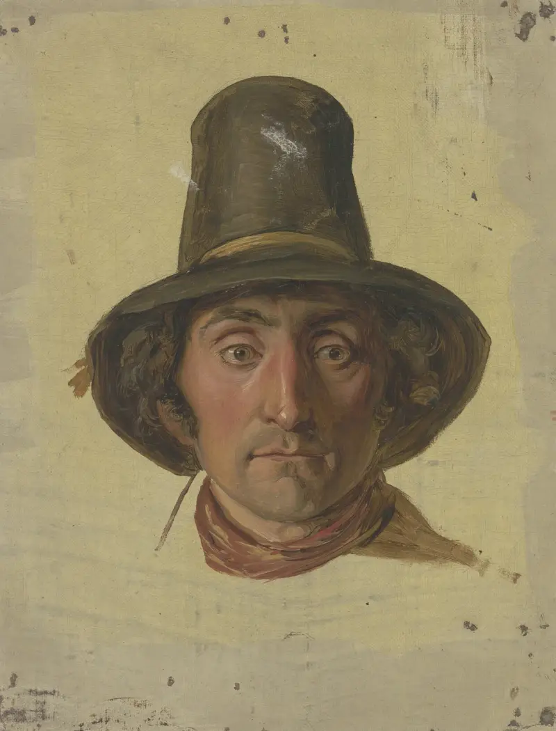 Sedlák s vysokým kloboukem, Jakob Becker