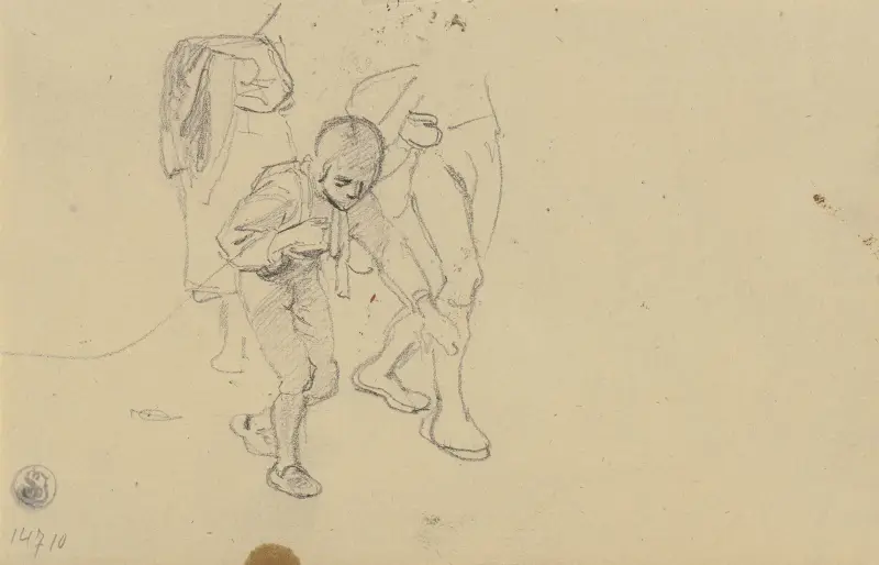 Figurgrupp av Jakob Becker
