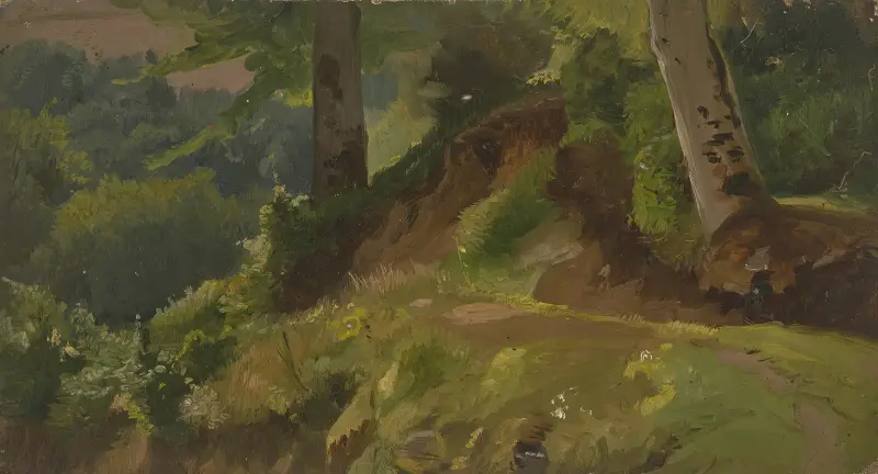 Inne i en skog av Jakob Becker