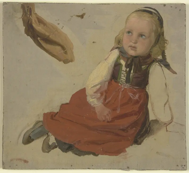 Liten bondedotter 3 av Jakob Becker