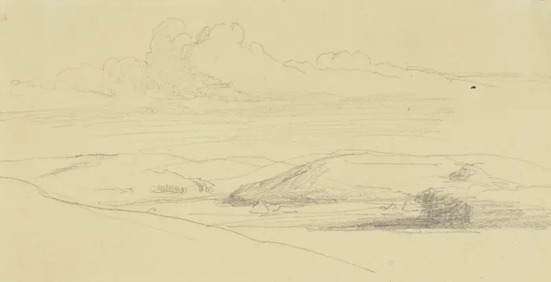 Bergslandskap av Jakob Becker