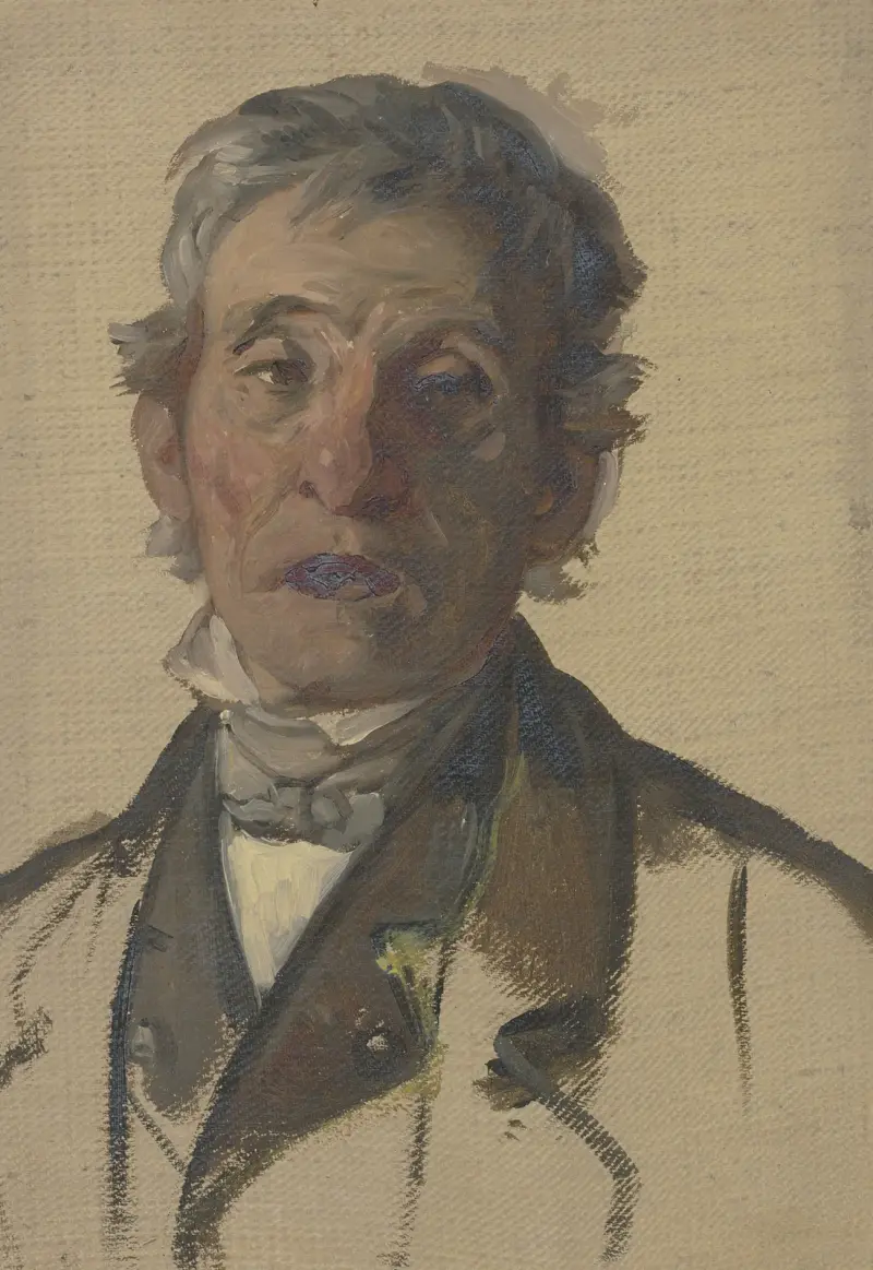 Gammal bonde av Jakob Becker