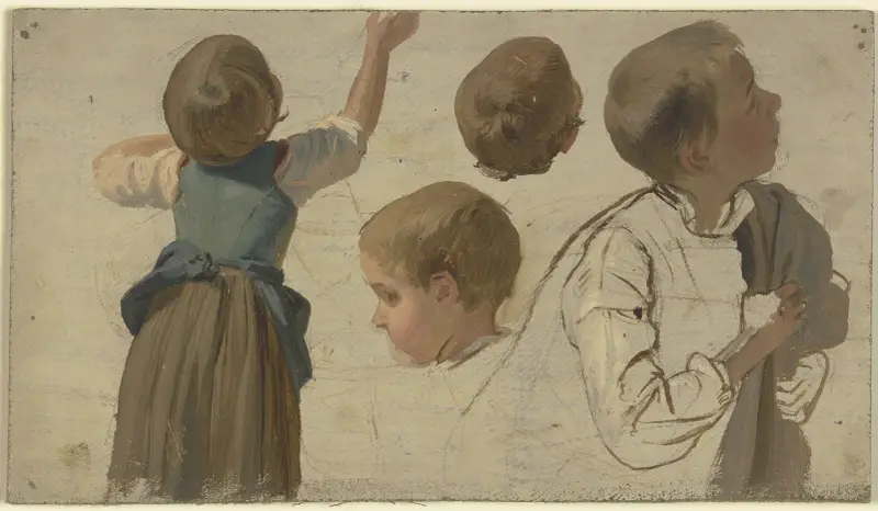Studier av ett barn. av Jakob Becker