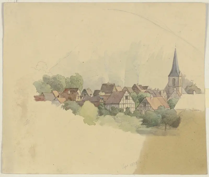 By med kyrka av Jakob Becker