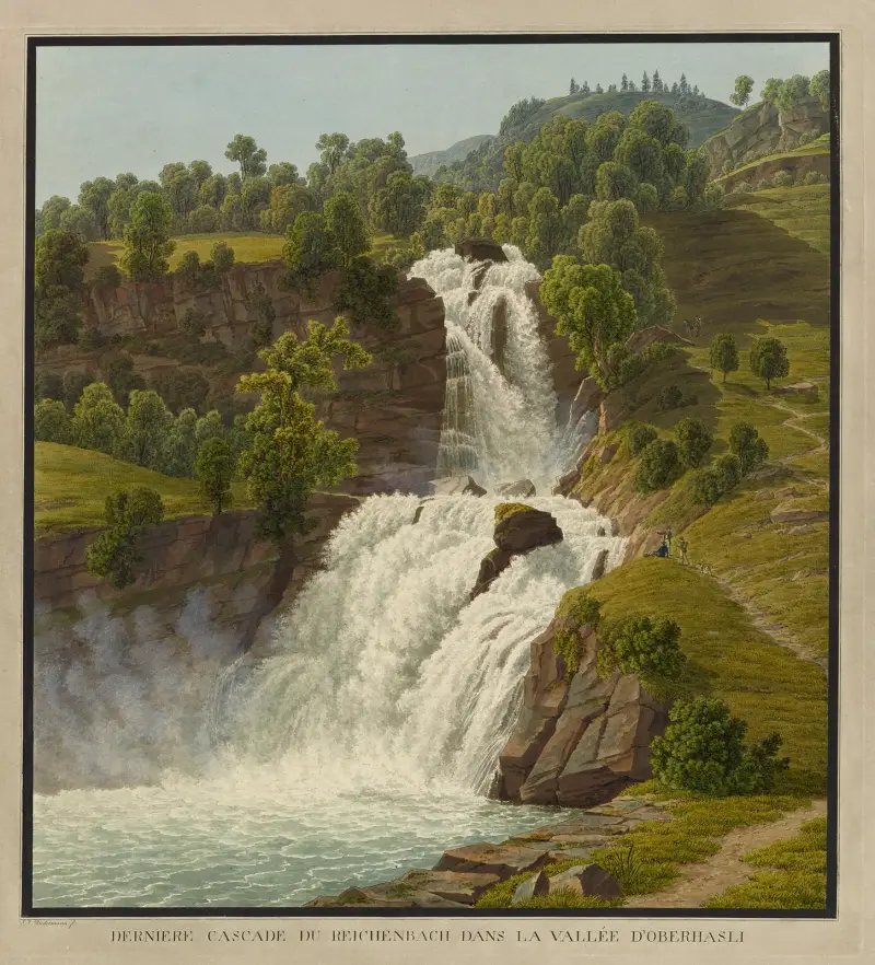 Reichenbachfall av Johann Jakob Biedermann