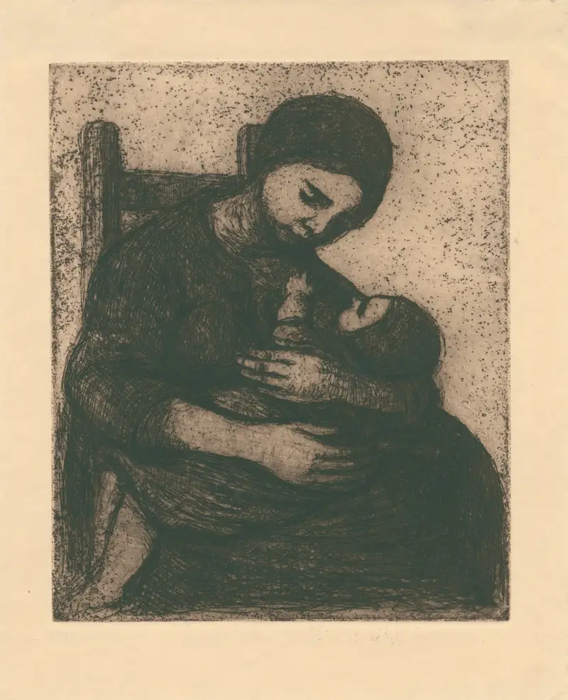 Moeder en kind von Jakob Smits