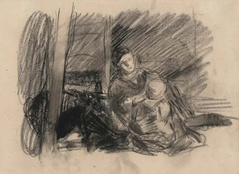 Mother and Child av Jakob Smits