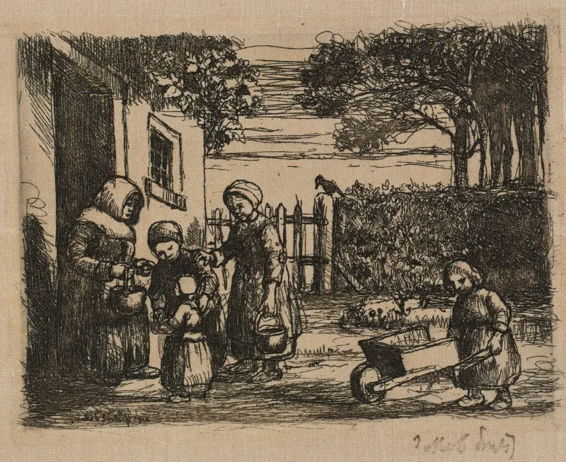 Kvinna och barn (1900-tal) av Jakob Smits