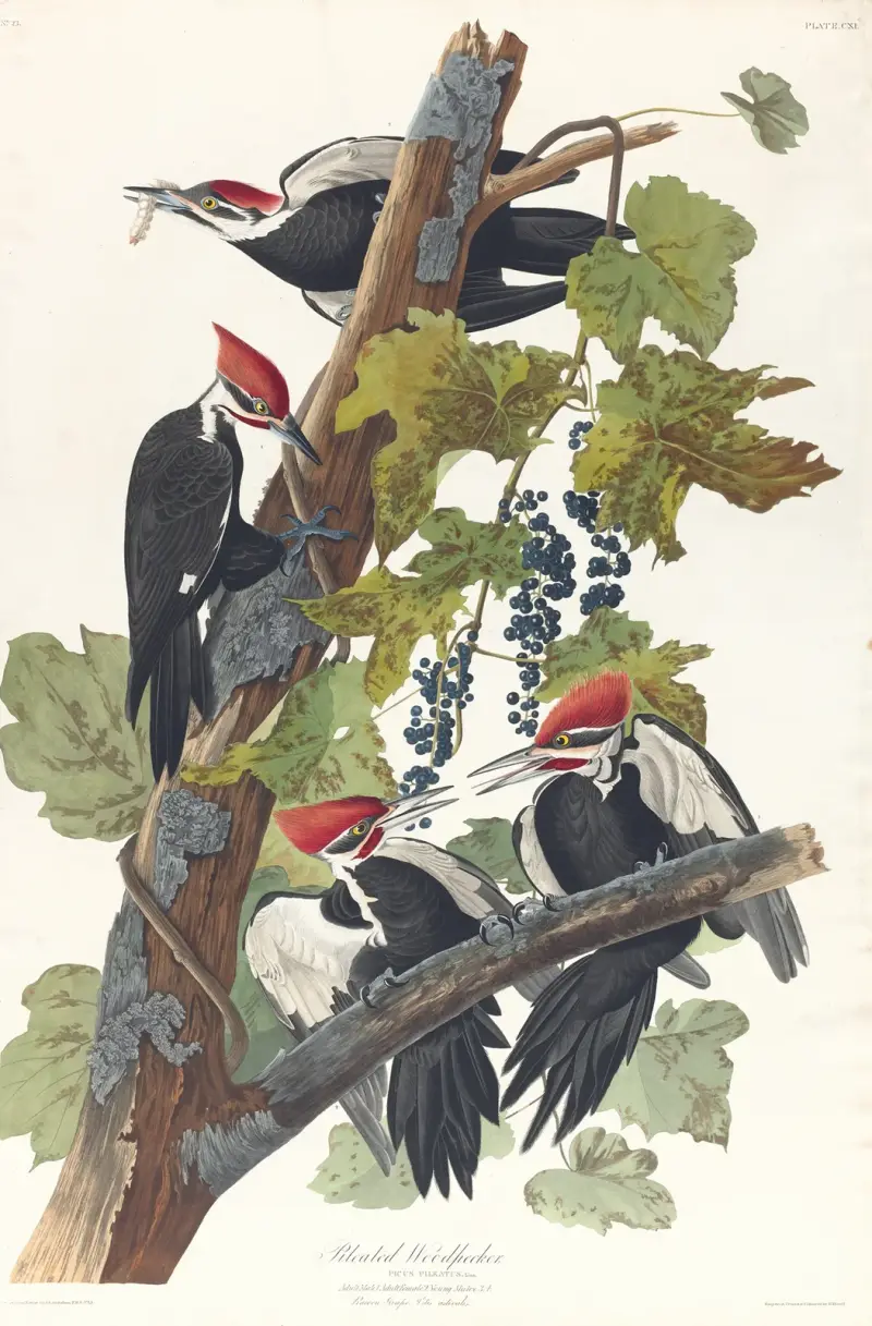 Haarspecht, 1827 – Nr. 1 von John James Audubon
