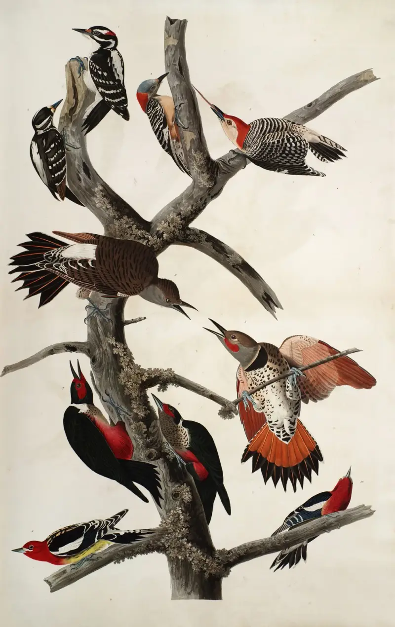 Spechte, 1827 – Nr. 2 von John James Audubon