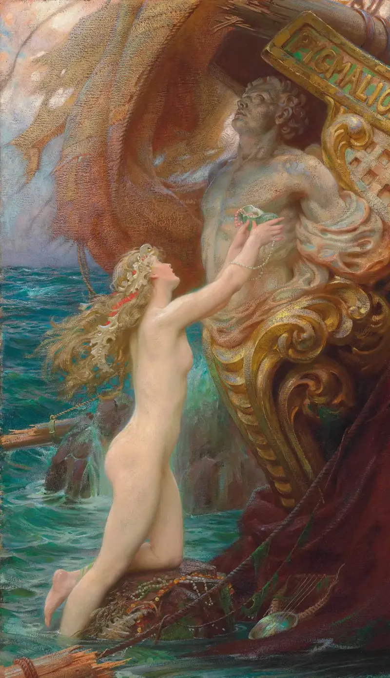 Głębinowa idylla, Herbert James Draper