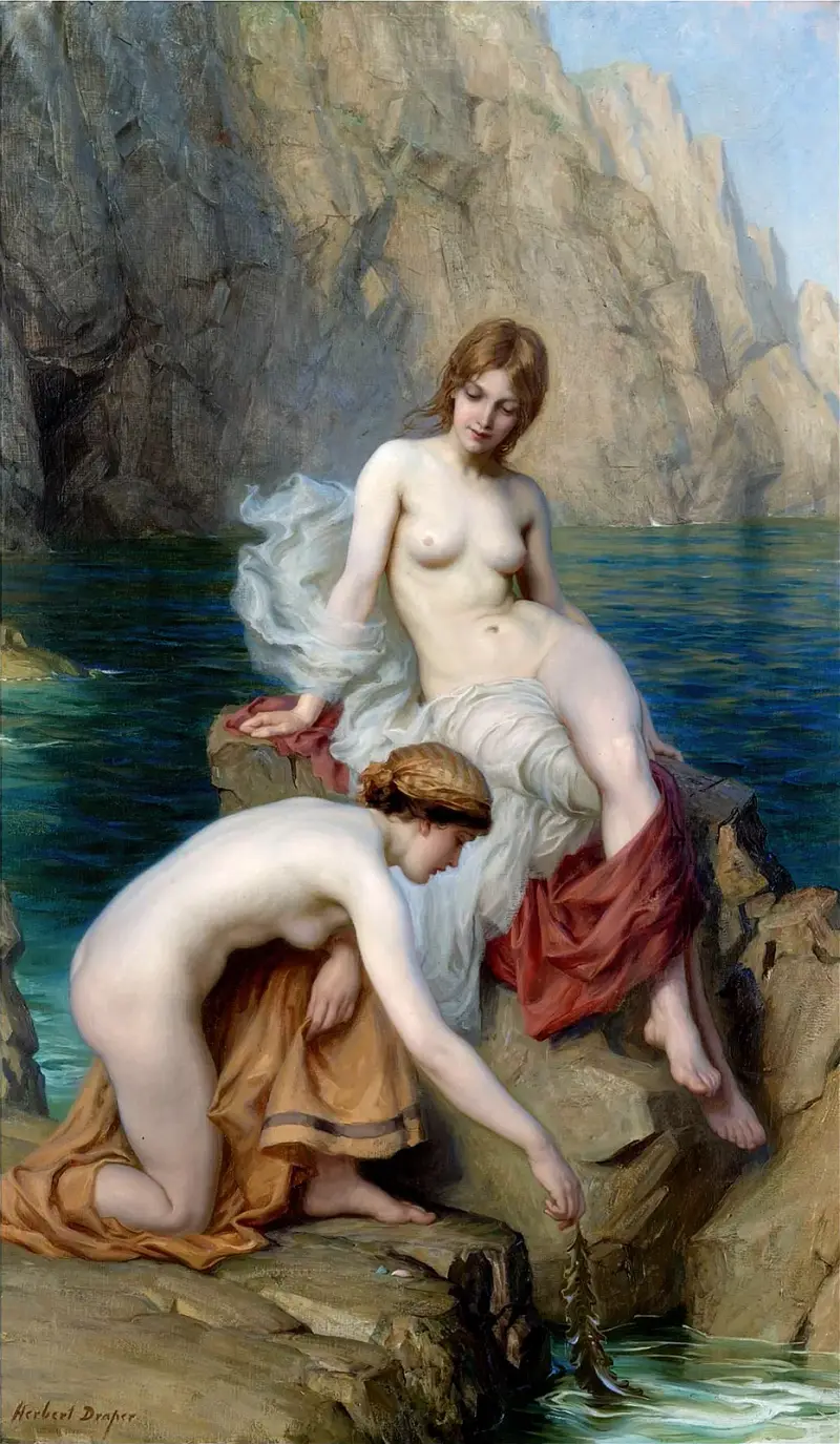 Nad letnimi morji, Herbert James Draper