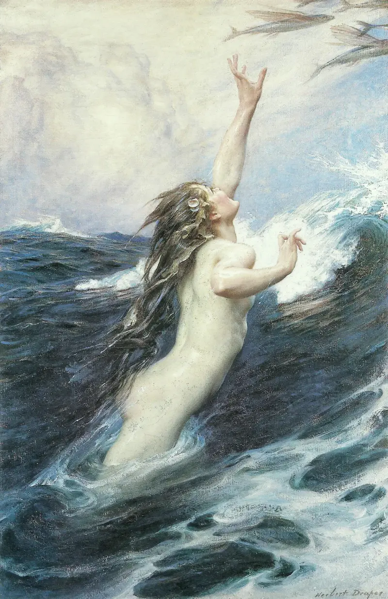 Létající ryba, Herbert James Draper