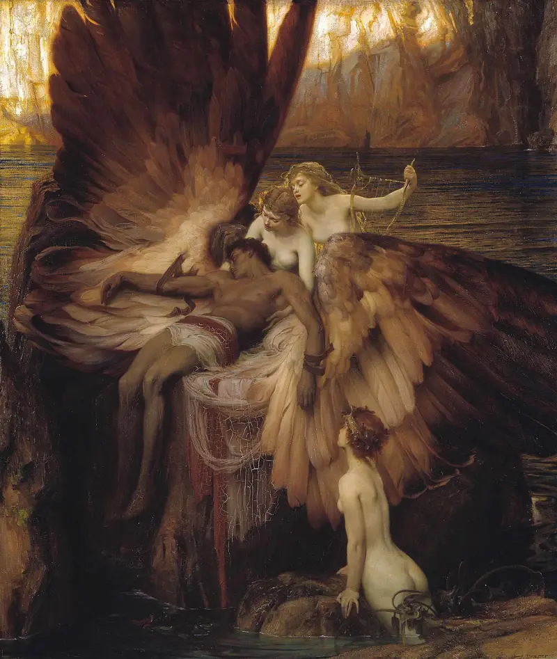 Lament nad Ikarem, Herbert James Draper