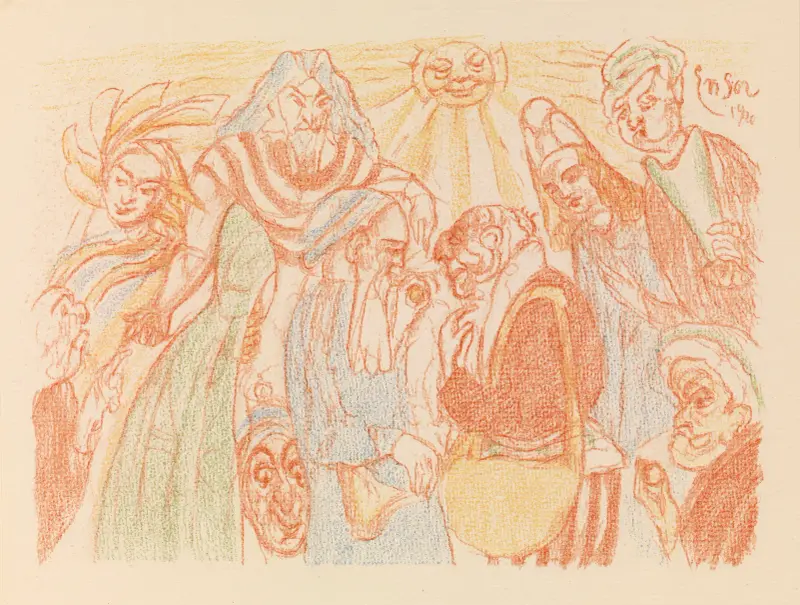 Caesars Denar von James Ensor