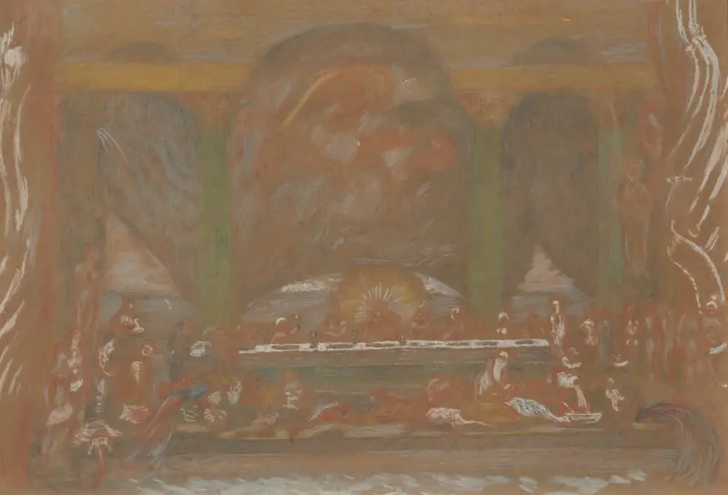 The wedding of Cana av James Ensor