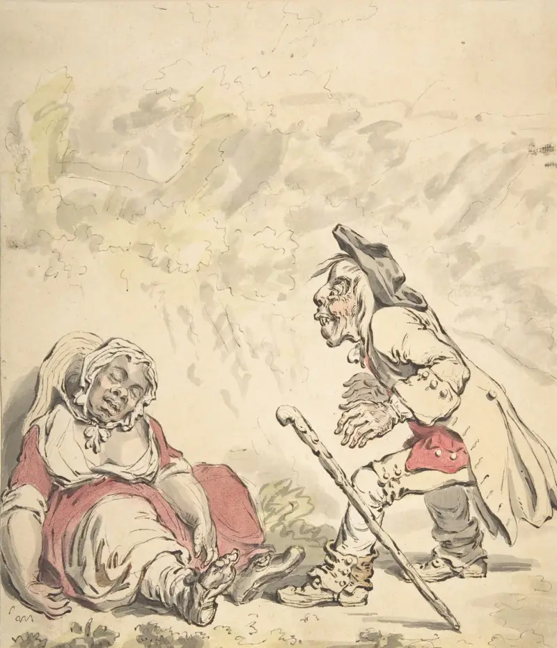 Cymon i Ifigenia, James Gillray