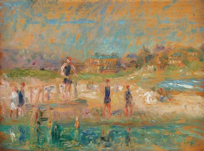 Badande av William James Glackens
