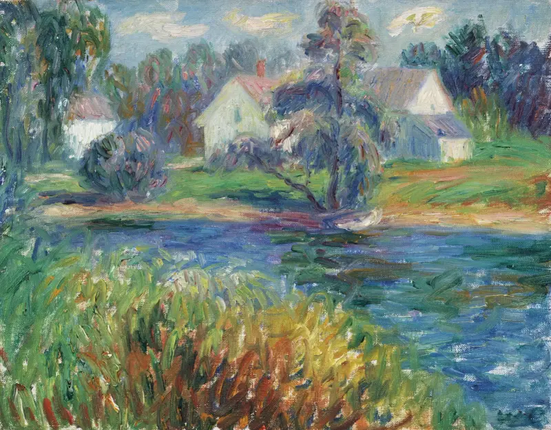 Conway Pond av William James Glackens