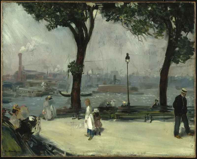 East River Park, William James Glackens