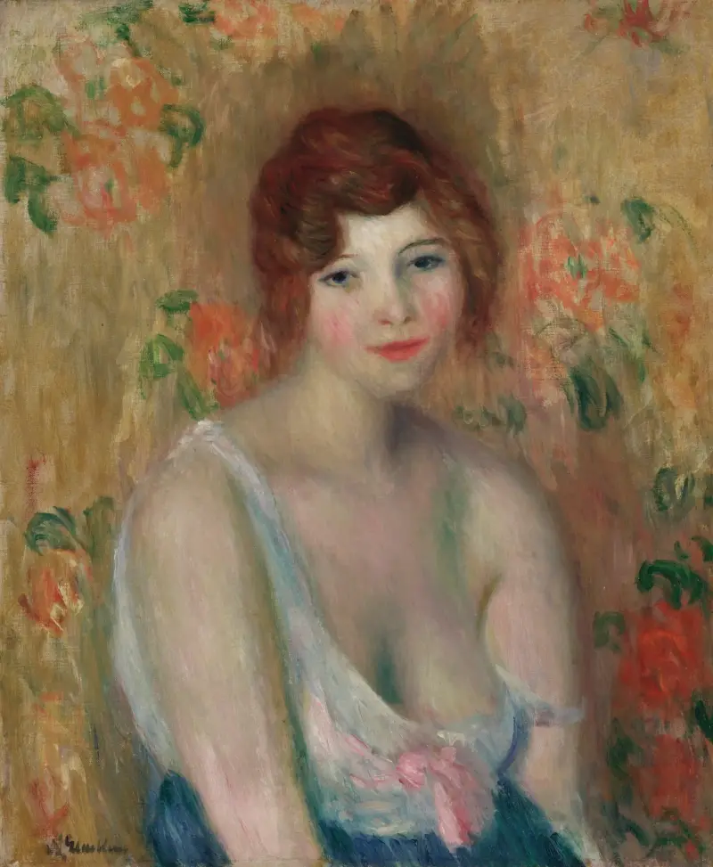 Kay Laurell av William James Glackens