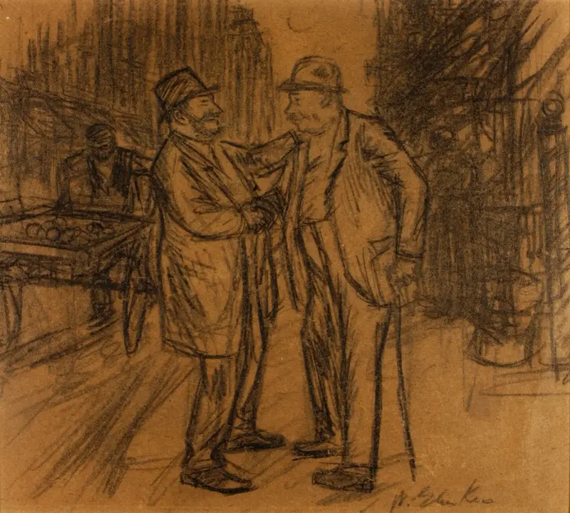 New York, East Side av William James Glackens