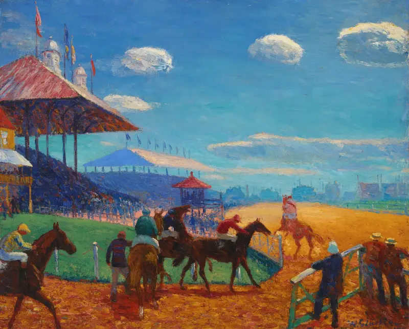 Dostihová dráha, William James Glackens