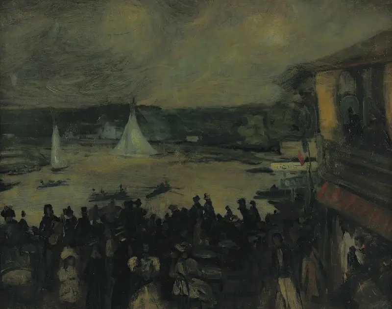 Sailing Boats – Paris von William James Glackens