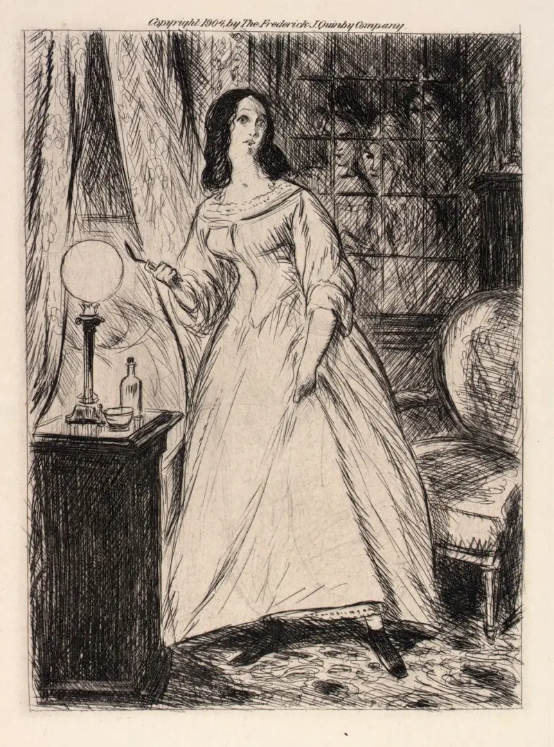 Yes, Good Mamma, Yes–I’m Going to Lock up Your Silver Spoon av William James Glackens