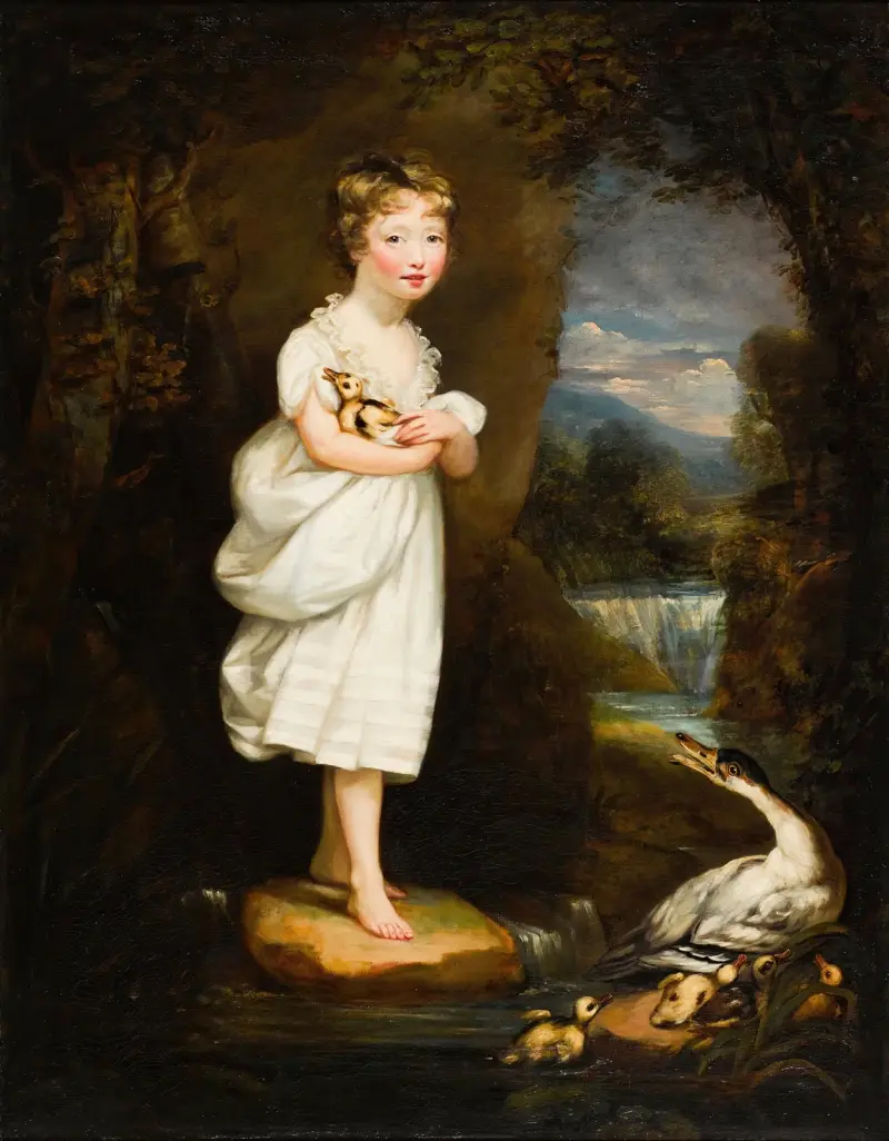 Porträtt av Charlotte Leycester av James Northcote