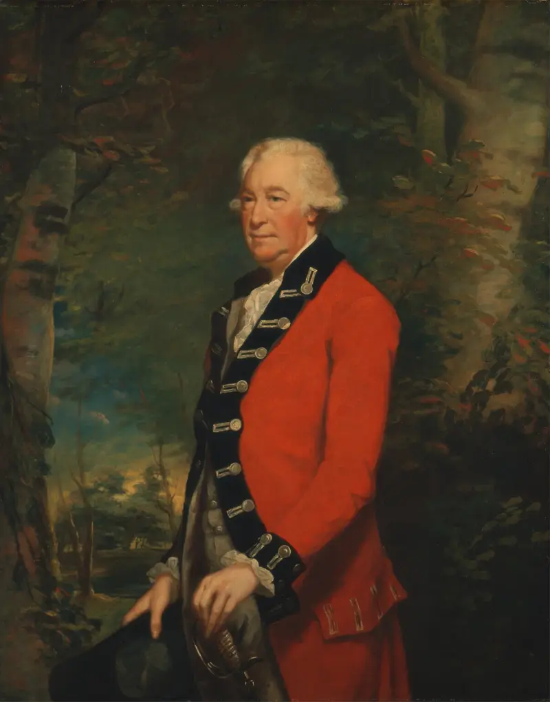Sir Ralph Milbanke, Bt., i Yorkshire (North Riding) milis uniform av James Northcote