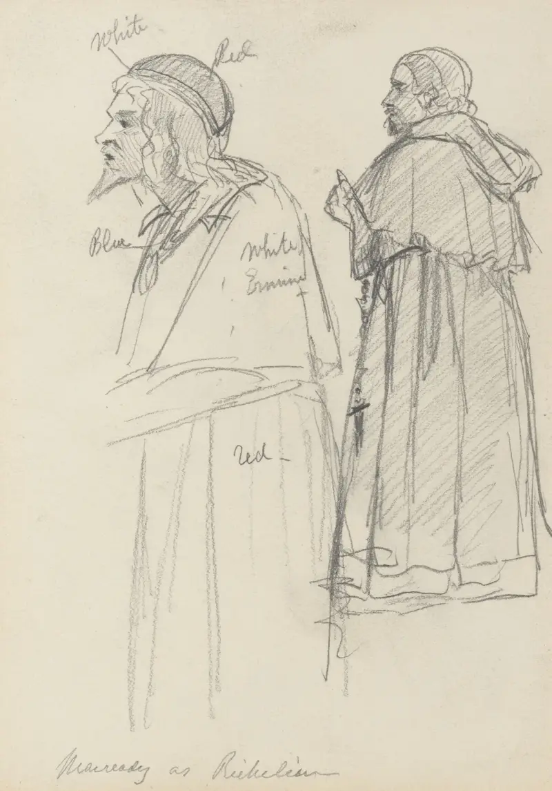Macready jako Richelieu, 1850 – Nr. 1, James Sant