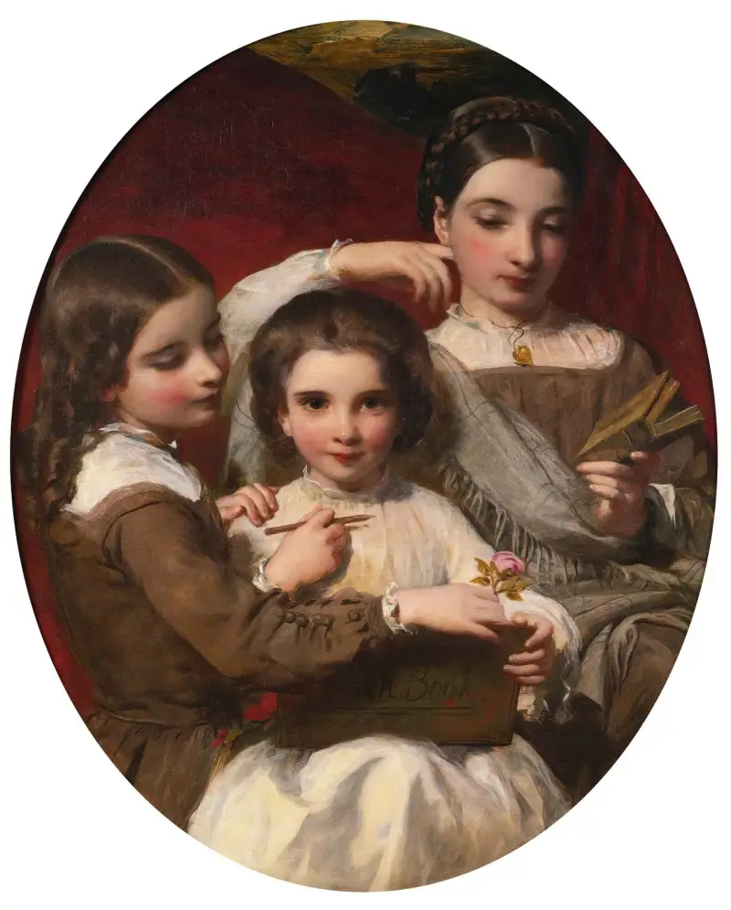 Porträt der Russell-Schwestern von James Sant