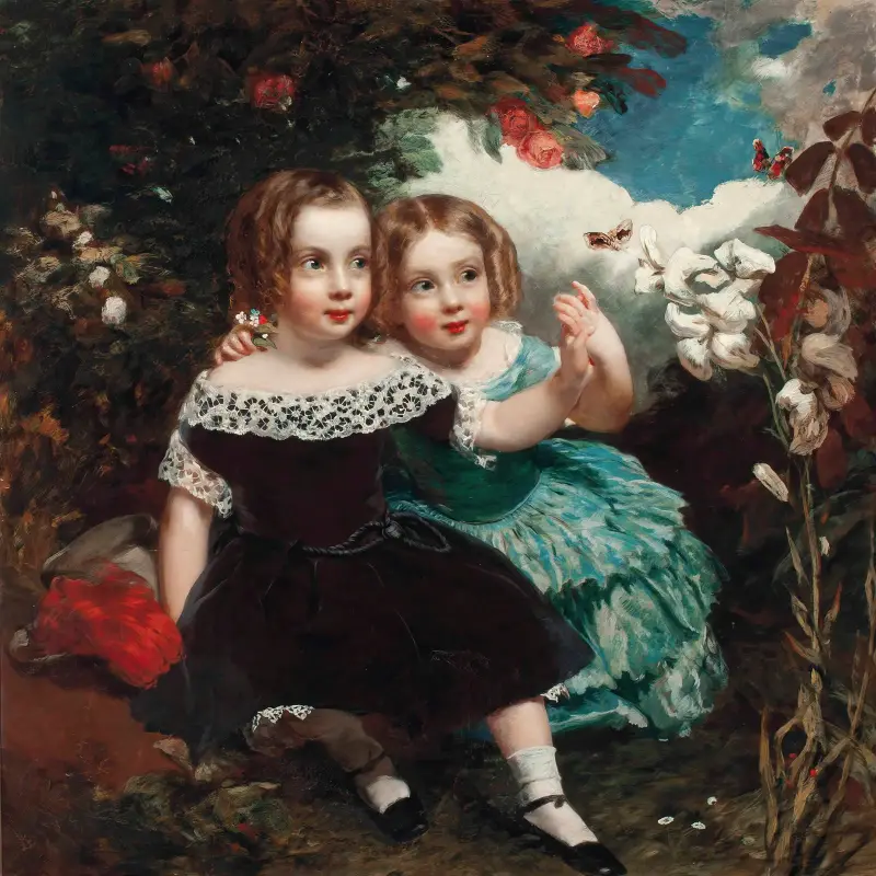 Mladí sběratelé motýlů, James Sant