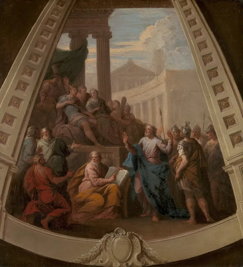 Paulus vor Agrippa von Sir James Thornhill