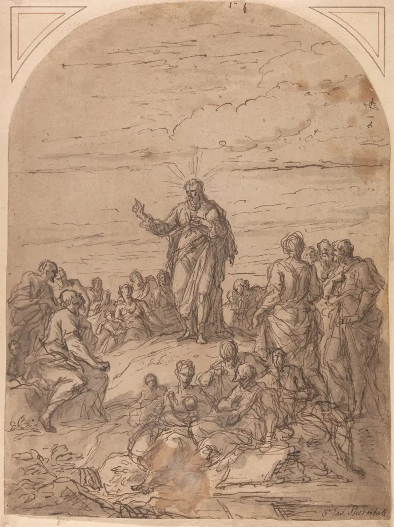Die Bergpredigt von Sir James Thornhill