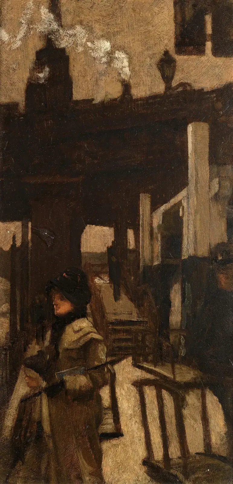 Am Bahnhof Gare de l'Est von James Tissot