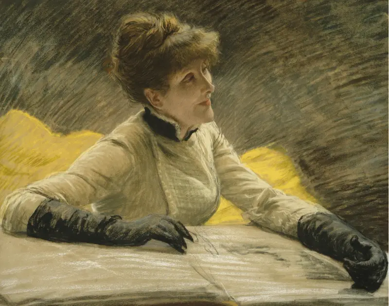Podziwianie teki, James Tissot